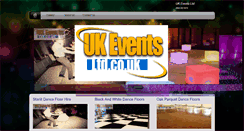 Desktop Screenshot of dancefloorhire.ukeventsltd.com